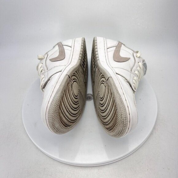 Nike Air Jordan 1 Low  Men Size 8 CZ0790-100 White Grey Particle Grey Shoes - Picture 10 of 15